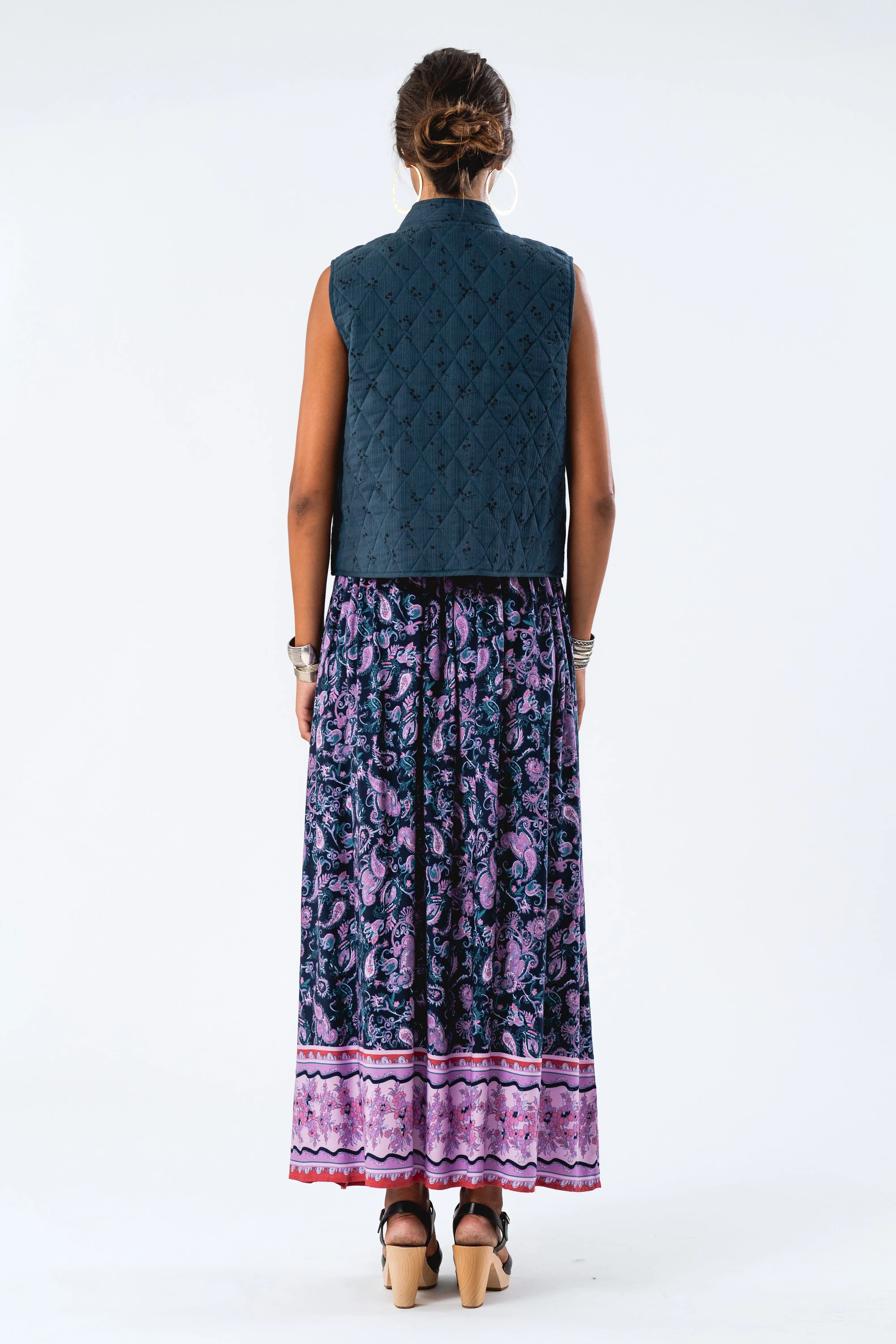 SunsetLL Maxi Skirt - Flower Print sold by Lollys Laundry product image thumbnail 5