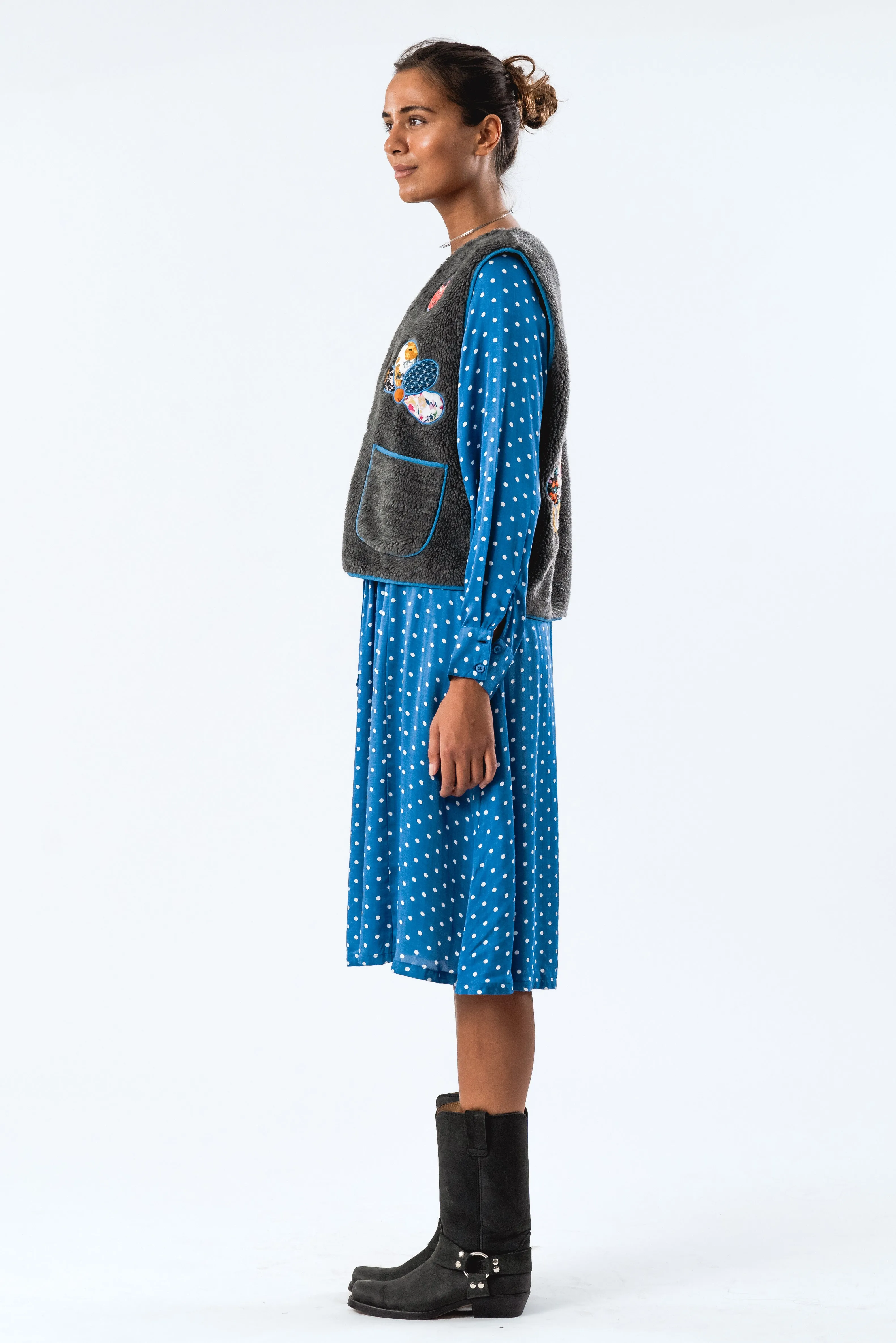 HugoLL Vest SL - Washed Black sold by Lollys Laundry product image thumbnail 3