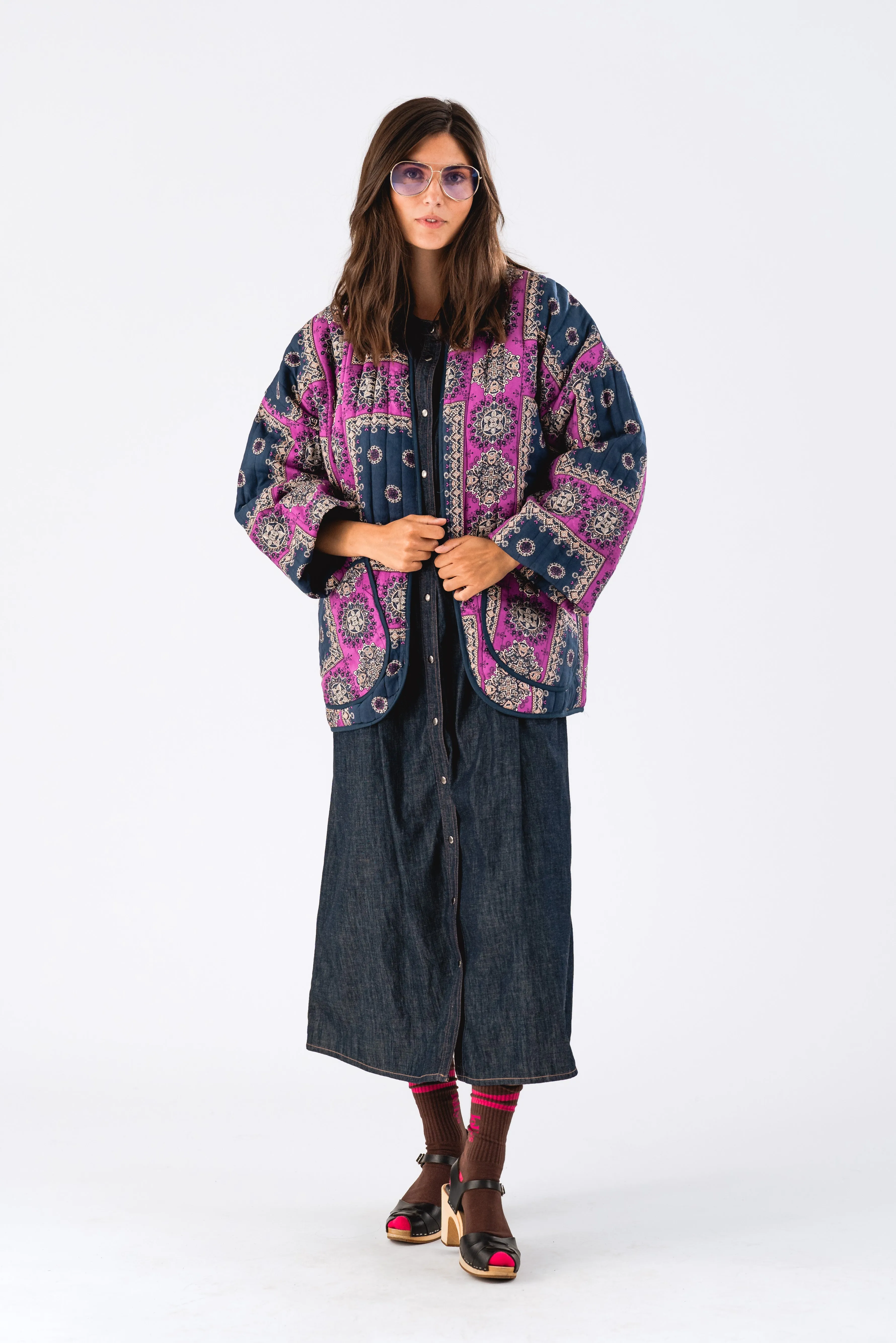 LuluLL Jacket 3/4 - Dark Blue sold by Lollys Laundry