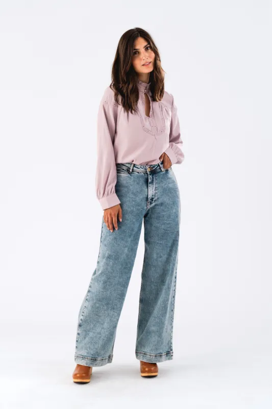 ValerieLL Shirt LS - Lilac sold by Lollys Laundry