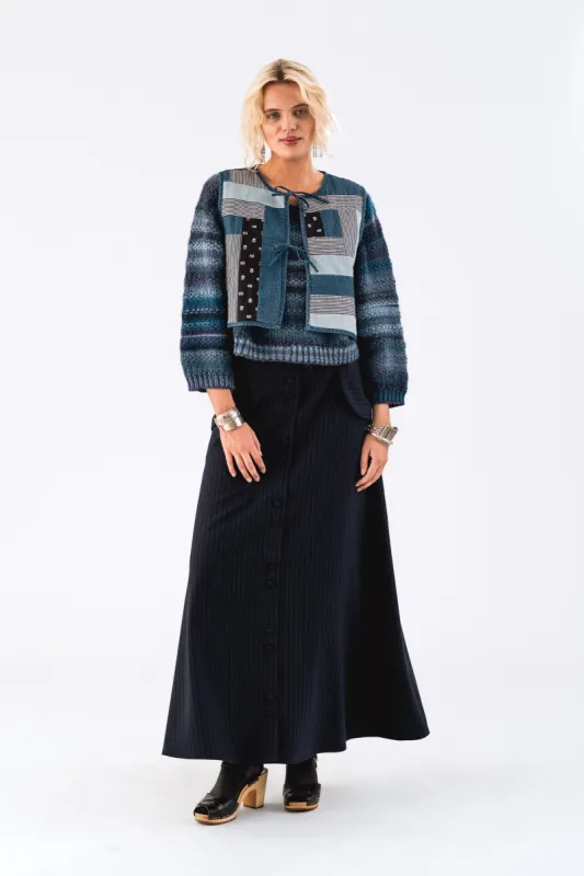 EdenLL Maxi Skirt - Dark Navy sold by Lollys Laundry