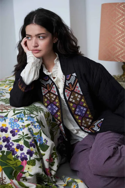 IndraLL Jacket LS - Washed Black sold by Lollys Laundry