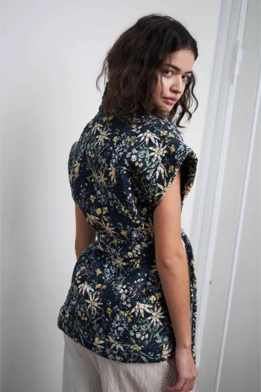 CeliaLL Vest - Flower Print sold by Lollys Laundry