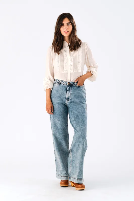 ArielLL Shirt LS - White sold by Lollys Laundry