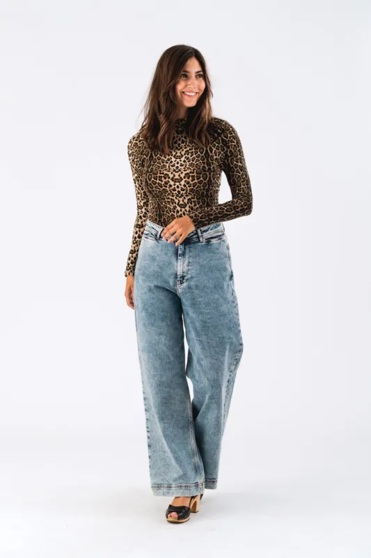 Ellen Blouse - Leopard Print sold by Lollys Laundry