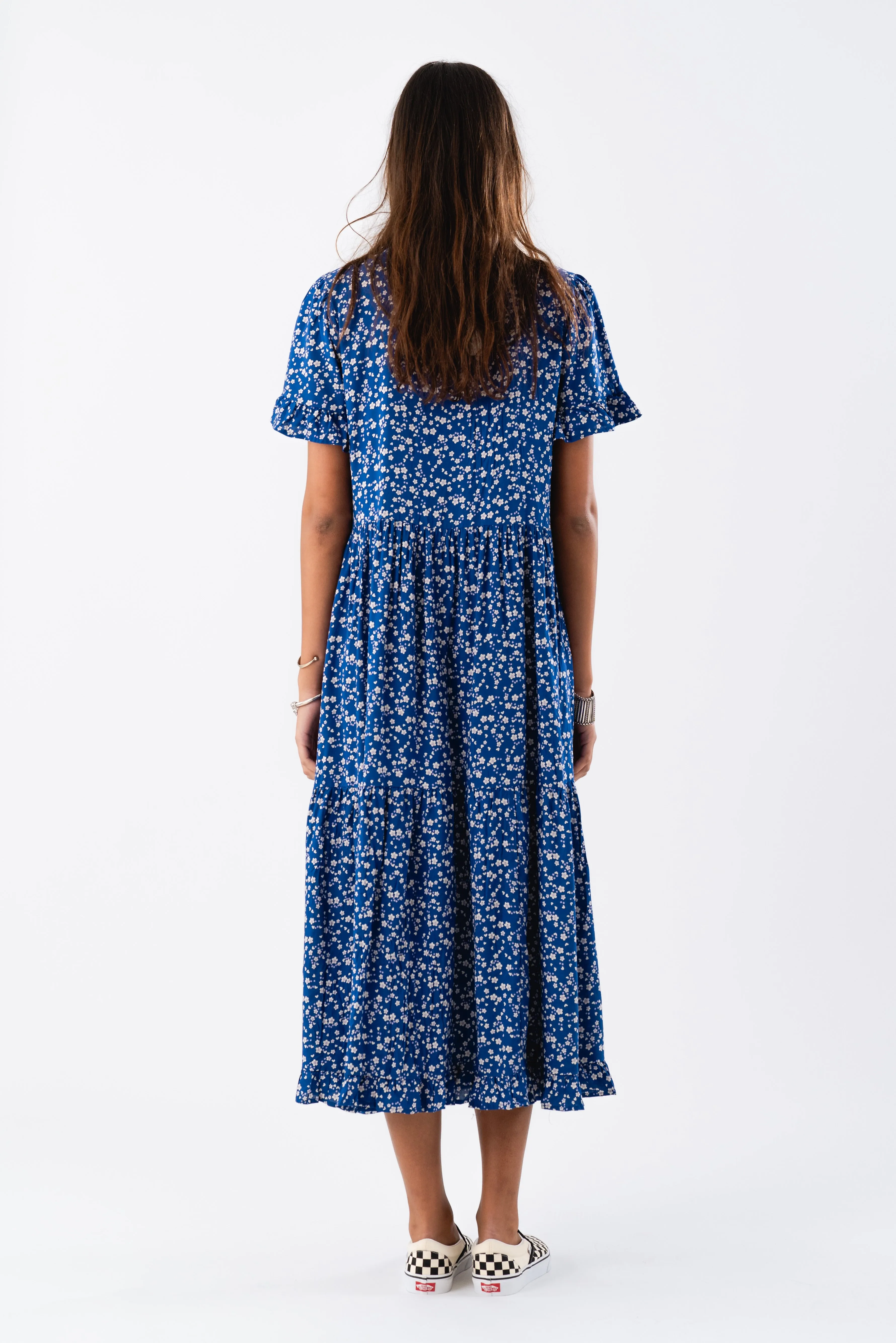 SuzieLL Maxi Dress SS - Flower Print sold by Lollys Laundry product image thumbnail 3