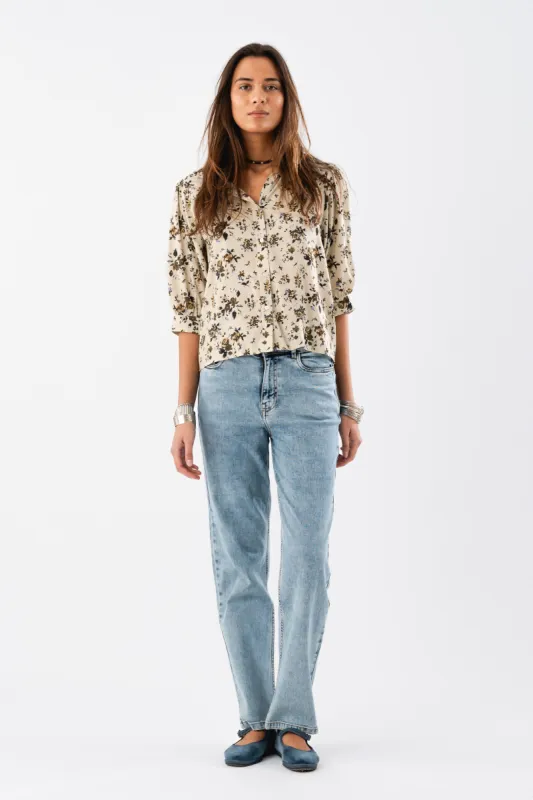 BonoLL Shirt SS - Flower Print sold by Lollys Laundry