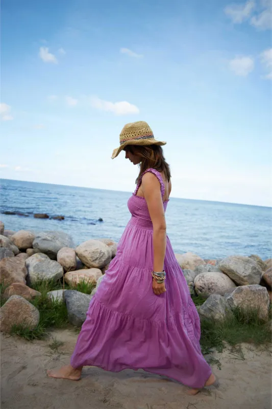 NudaLL Maxi Dress SL - Lilac sold by Lollys Laundry