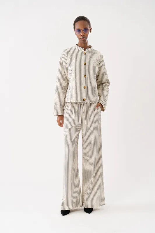 EmiliaLL Jacket - Stripe sold by Lollys Laundry