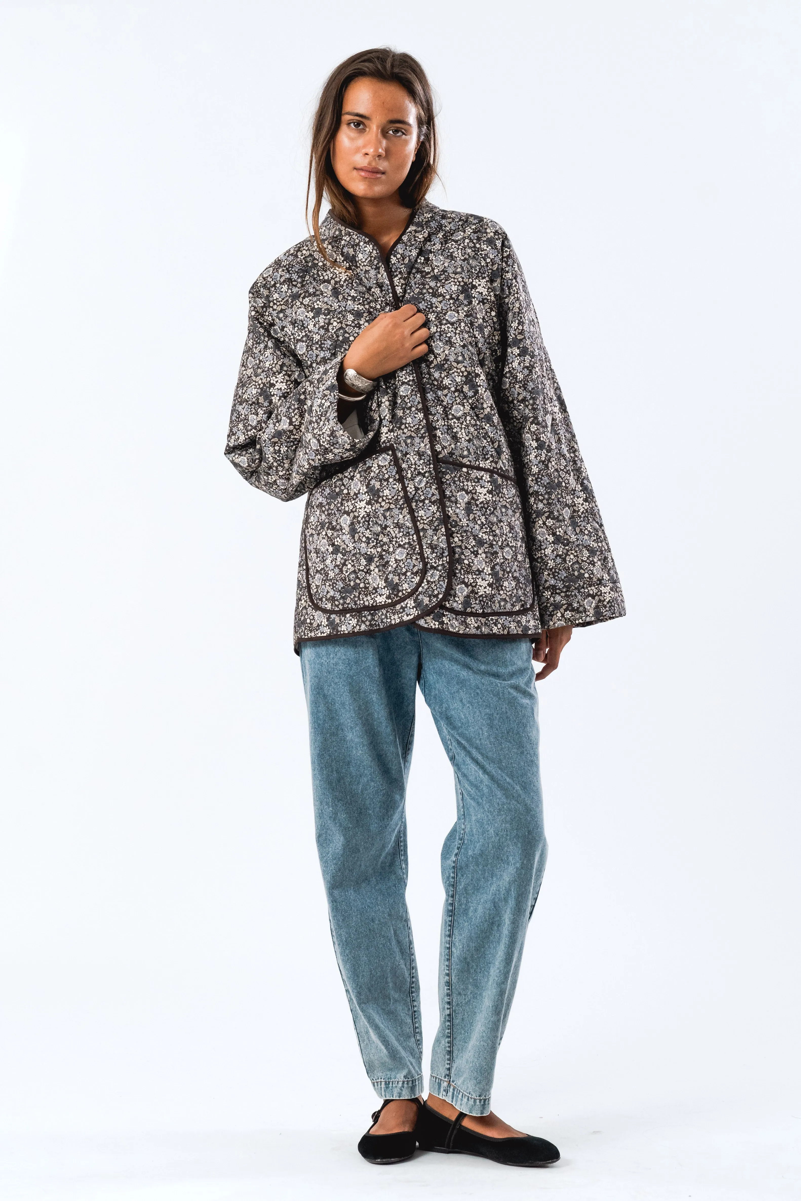 LuluLL Jacket 3/4 - Washed Black sold by Lollys Laundry product image thumbnail 4