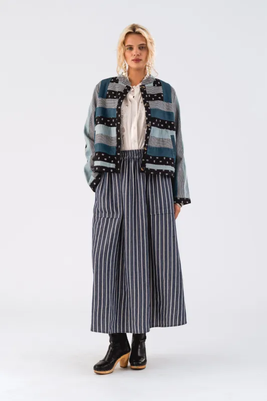 AkaneLL Maxi Skirt - Stripe sold by Lollys Laundry