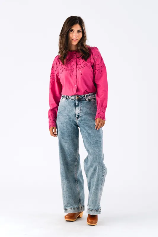 LulaLL Shirt LS - Pink sold by Lollys Laundry