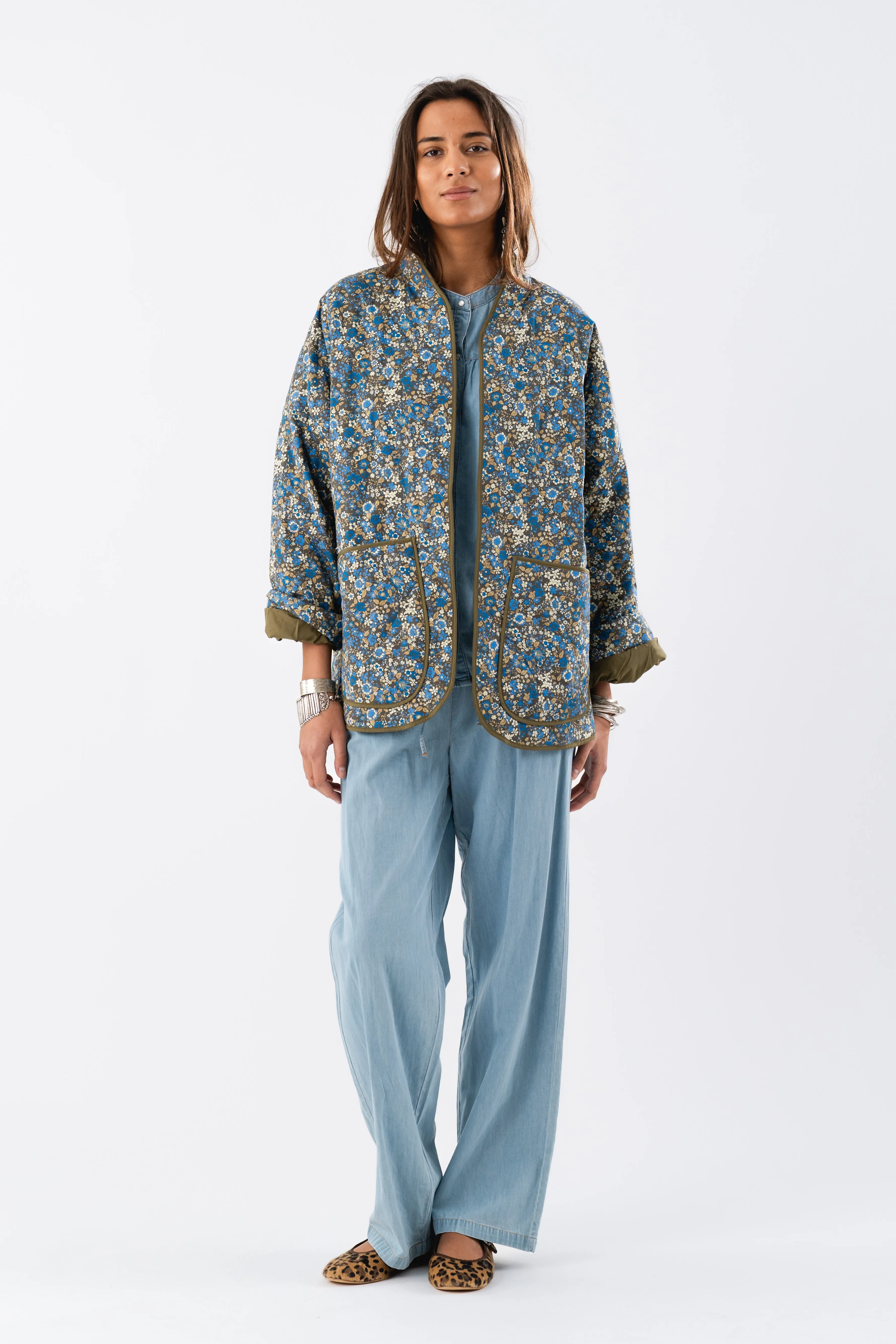 LuluLL Jacket 3/4 - Blue sold by Lollys Laundry