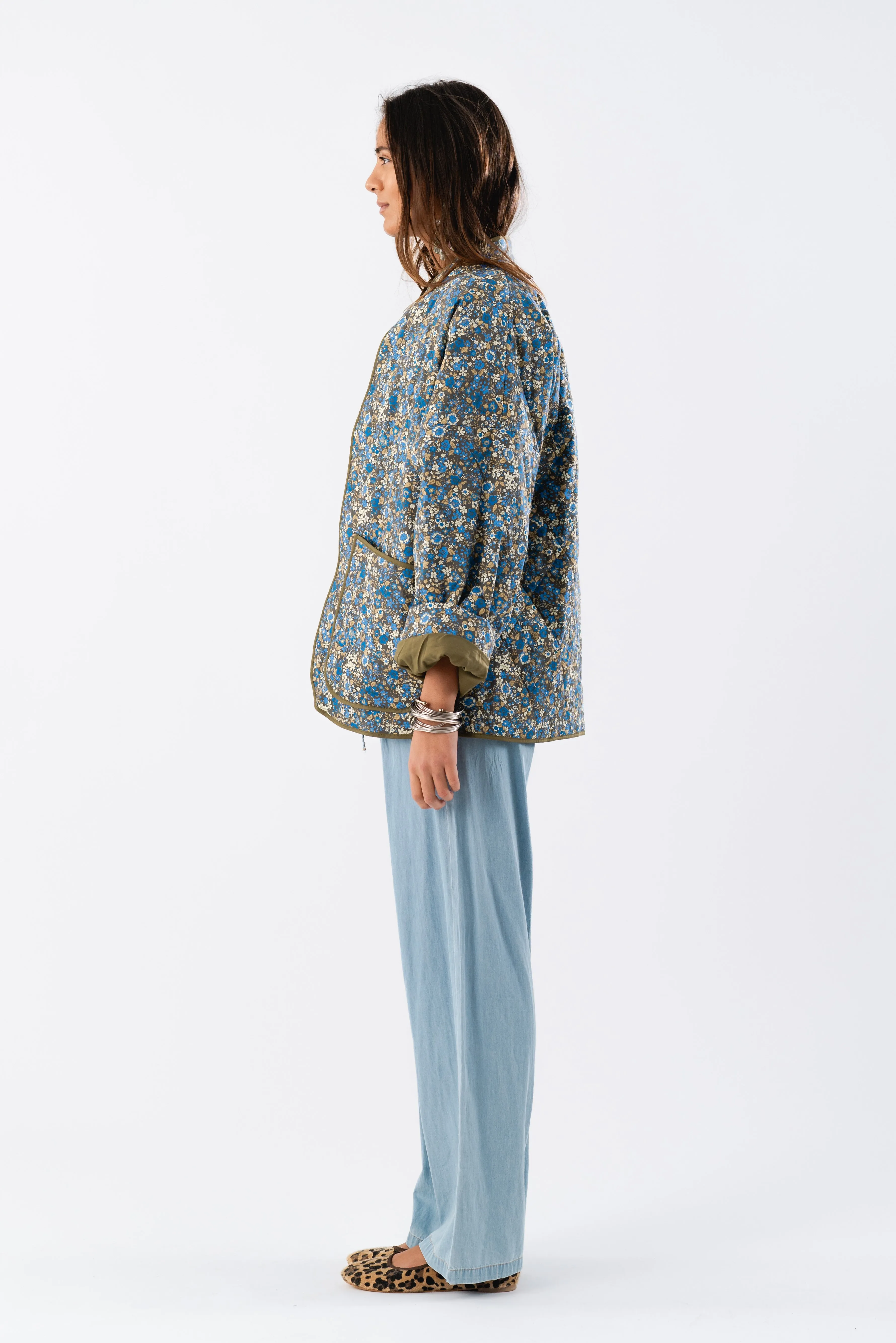 LuluLL Jacket 3/4 - Blue sold by Lollys Laundry product image thumbnail 2