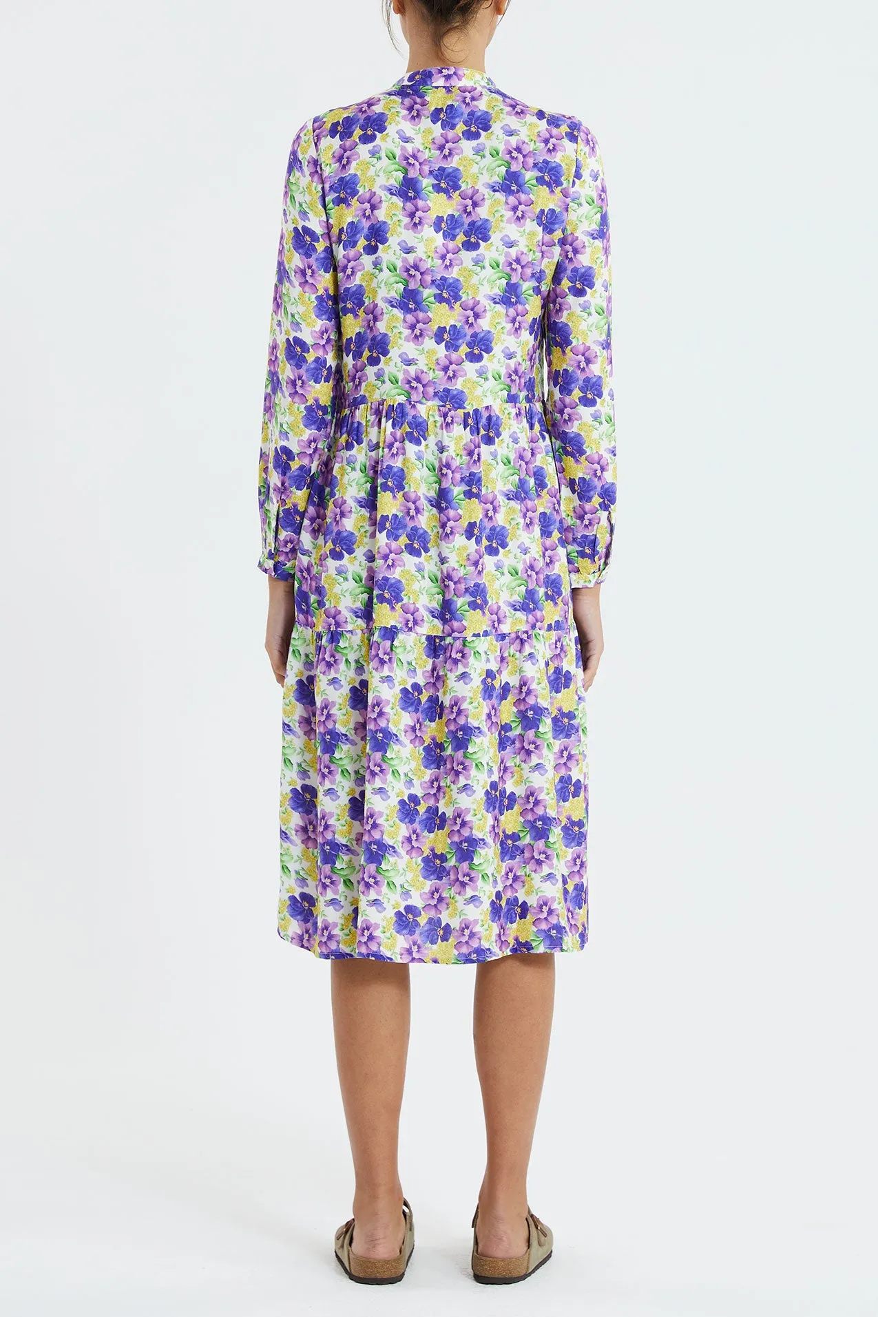 Anita dress - Flower Print sold by Lollys Laundry product image thumbnail 4