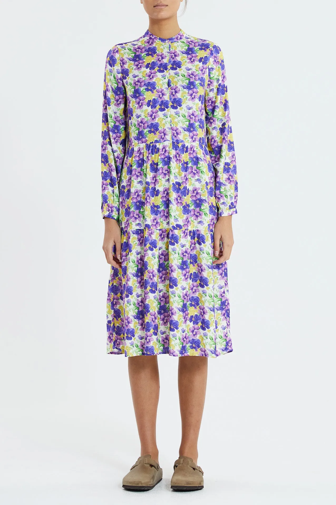 Anita dress - Flower Print sold by Lollys Laundry product image thumbnail 3