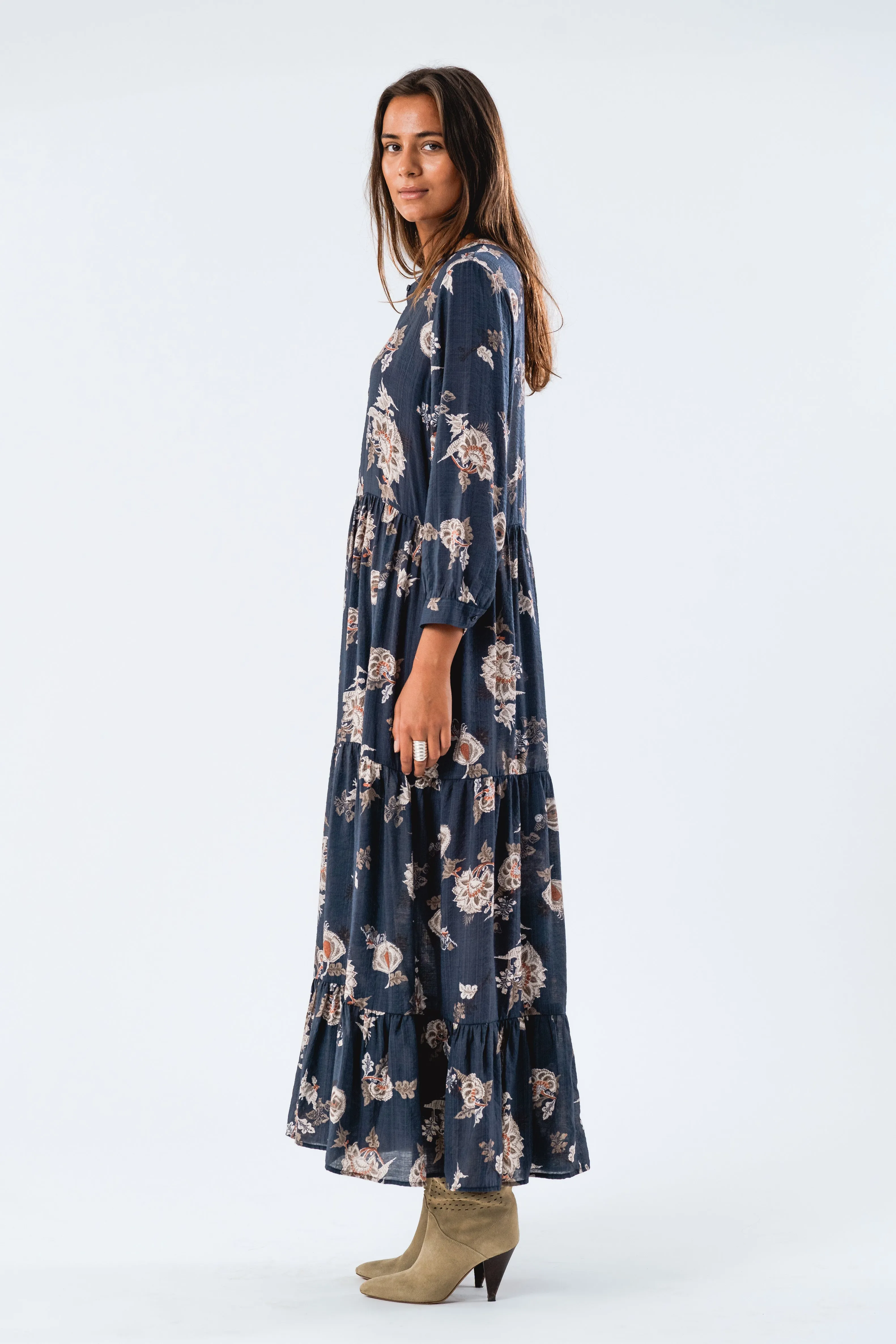 NeeLL Maxi Dress LS - Dark Blue sold by Lollys Laundry product image thumbnail 4