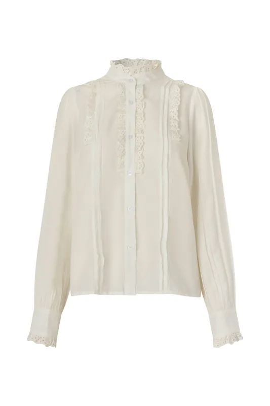 NellieLL Shirt LS - White sold by Lollys Laundry
