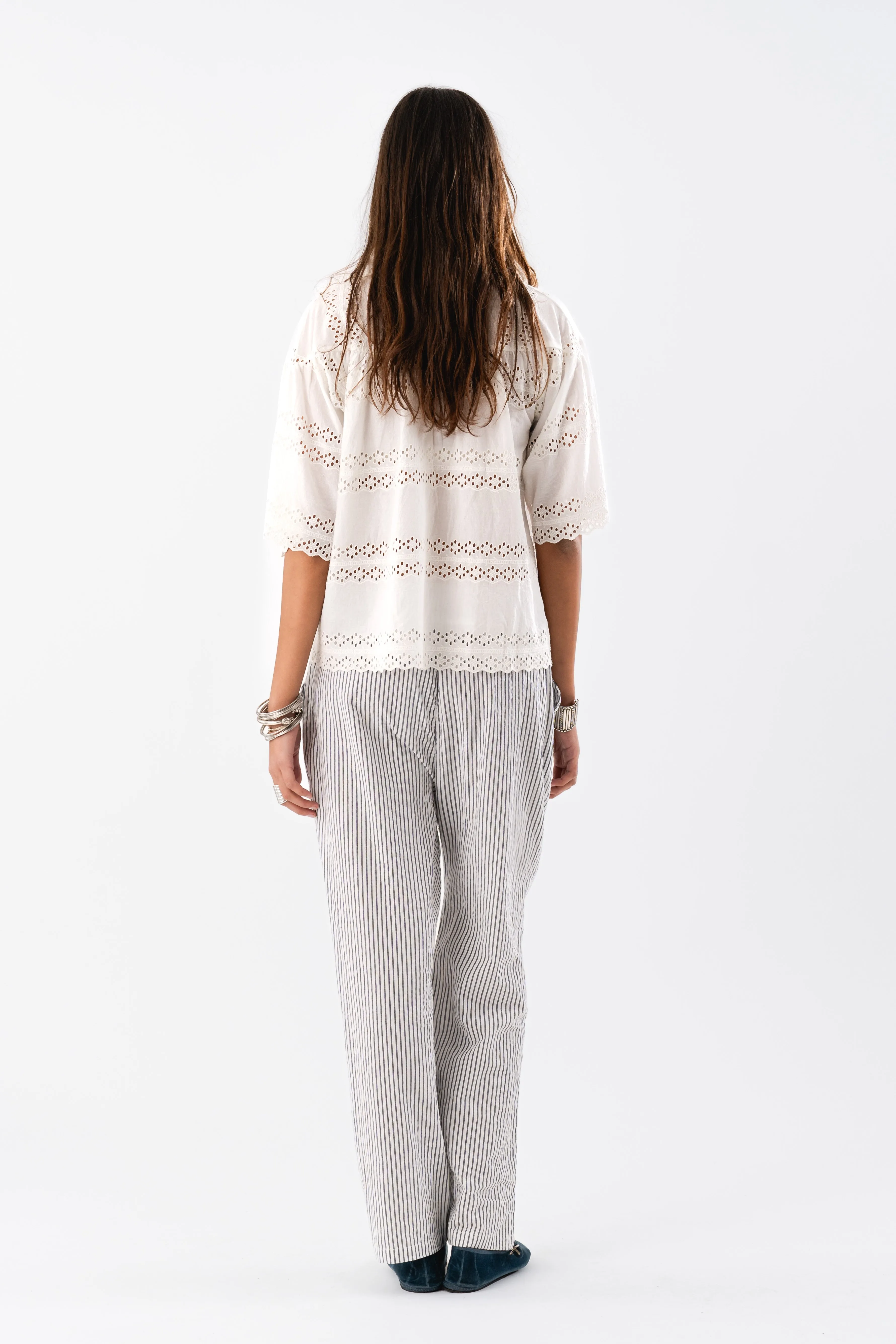 RayLL shirt SS - White sold by Lollys Laundry product image thumbnail 3