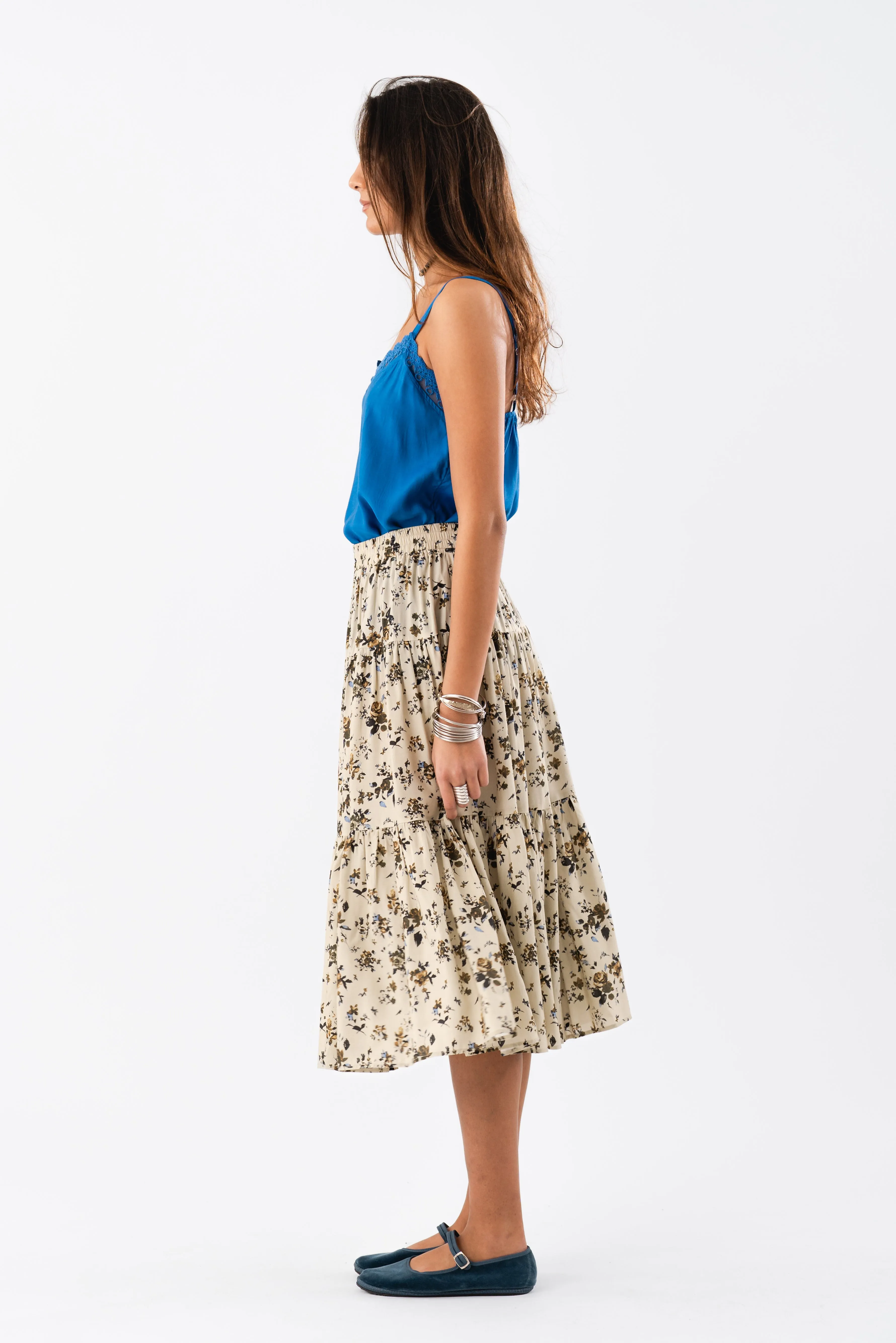 MorningLL Maxi Skirt - Flower Print sold by Lollys Laundry product image thumbnail 2