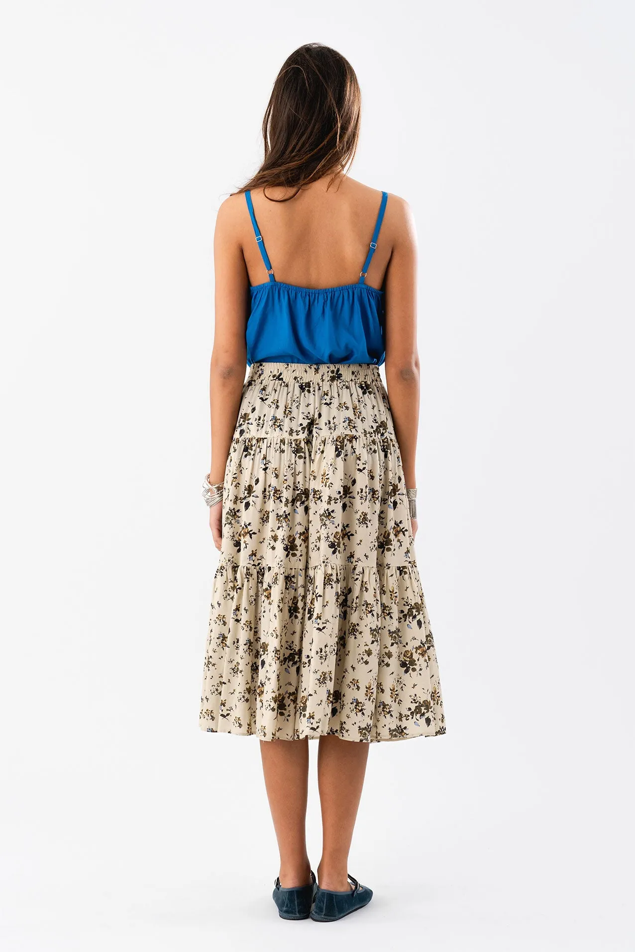 MorningLL Maxi Skirt - Flower Print sold by Lollys Laundry product image thumbnail 3