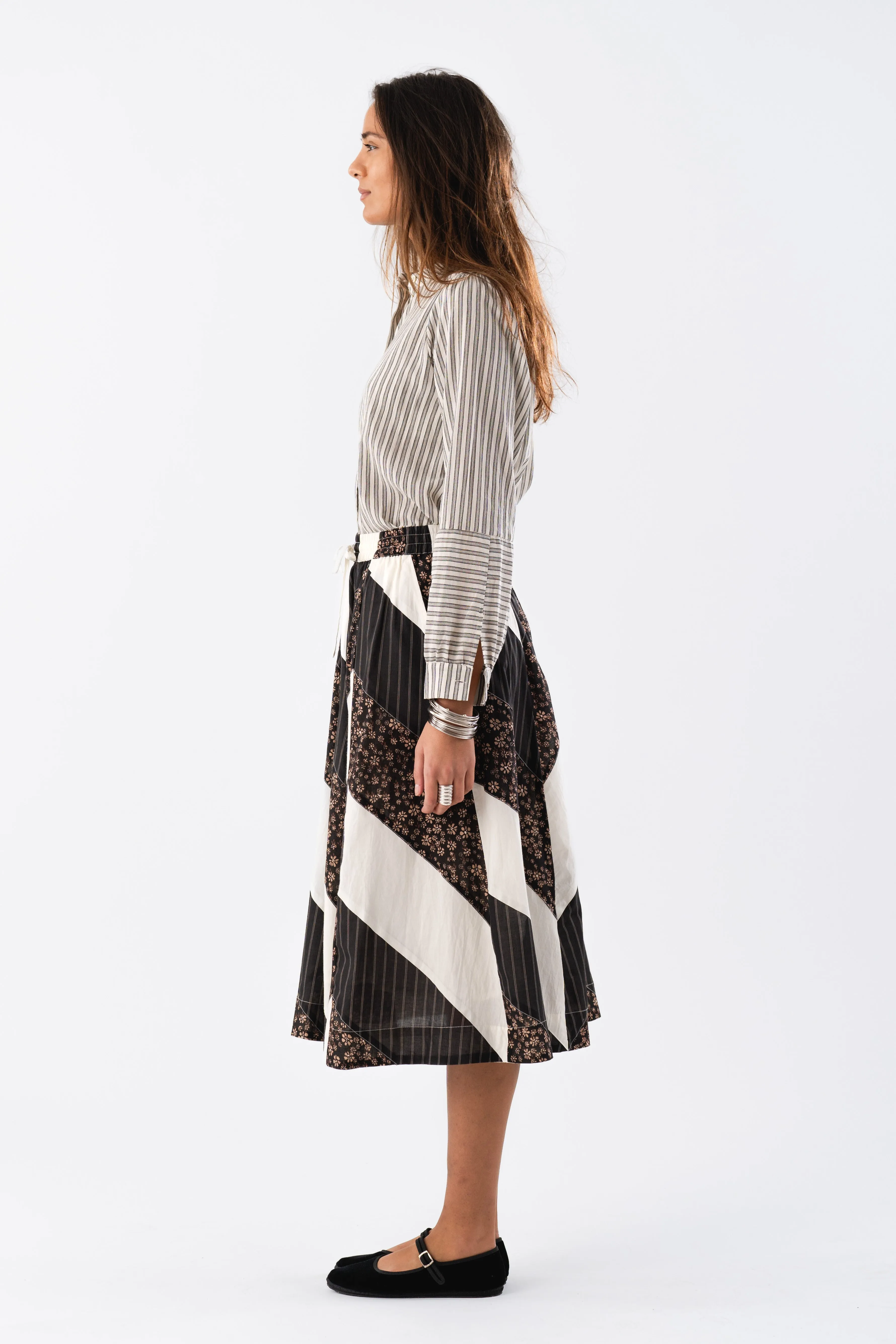 BristolLL Skirt - Dark Mokka sold by Lollys Laundry product image thumbnail 2