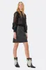 AquaLL Short Leather Skirt - Black sold by Lollys Laundry