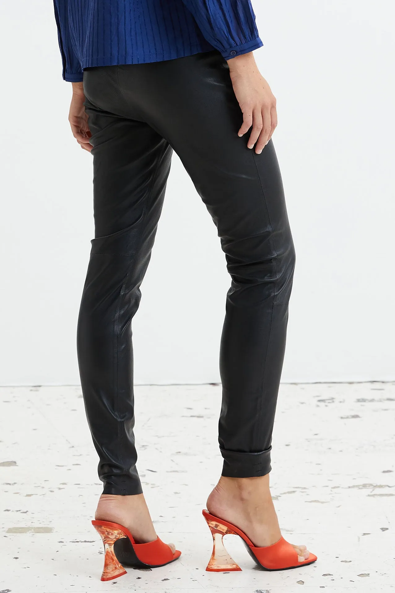 LollyLL Leather Legging - Black sold by Lollys Laundry product image thumbnail 3