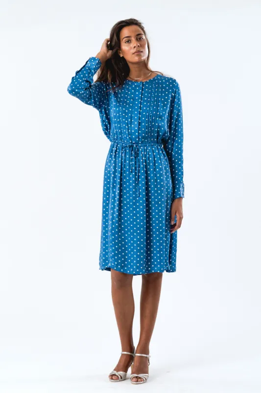 FionaLL Midi Dress LS - Dot Print sold by Lollys Laundry