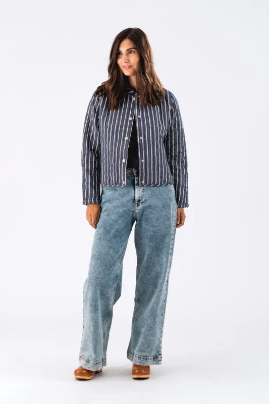 EmiliaLL Jacket - Stripe sold by Lollys Laundry