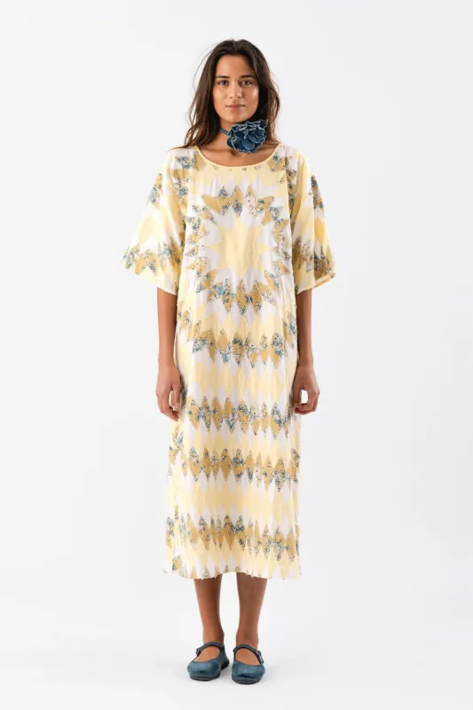RayaLL Midi Dress SS - Light Yellow sold by Lollys Laundry