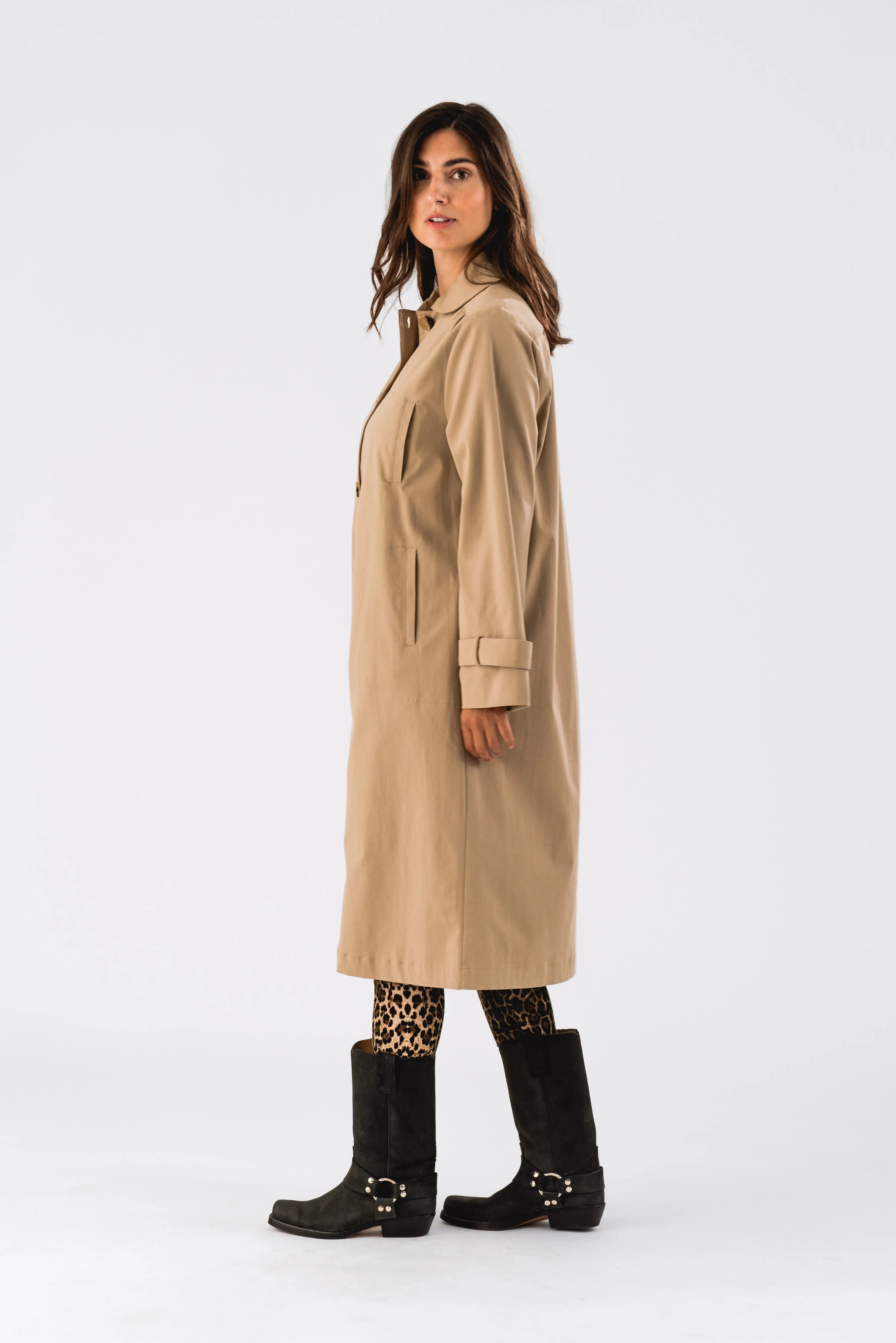Mikala Coat - Ecru sold by Lollys Laundry product image thumbnail 2