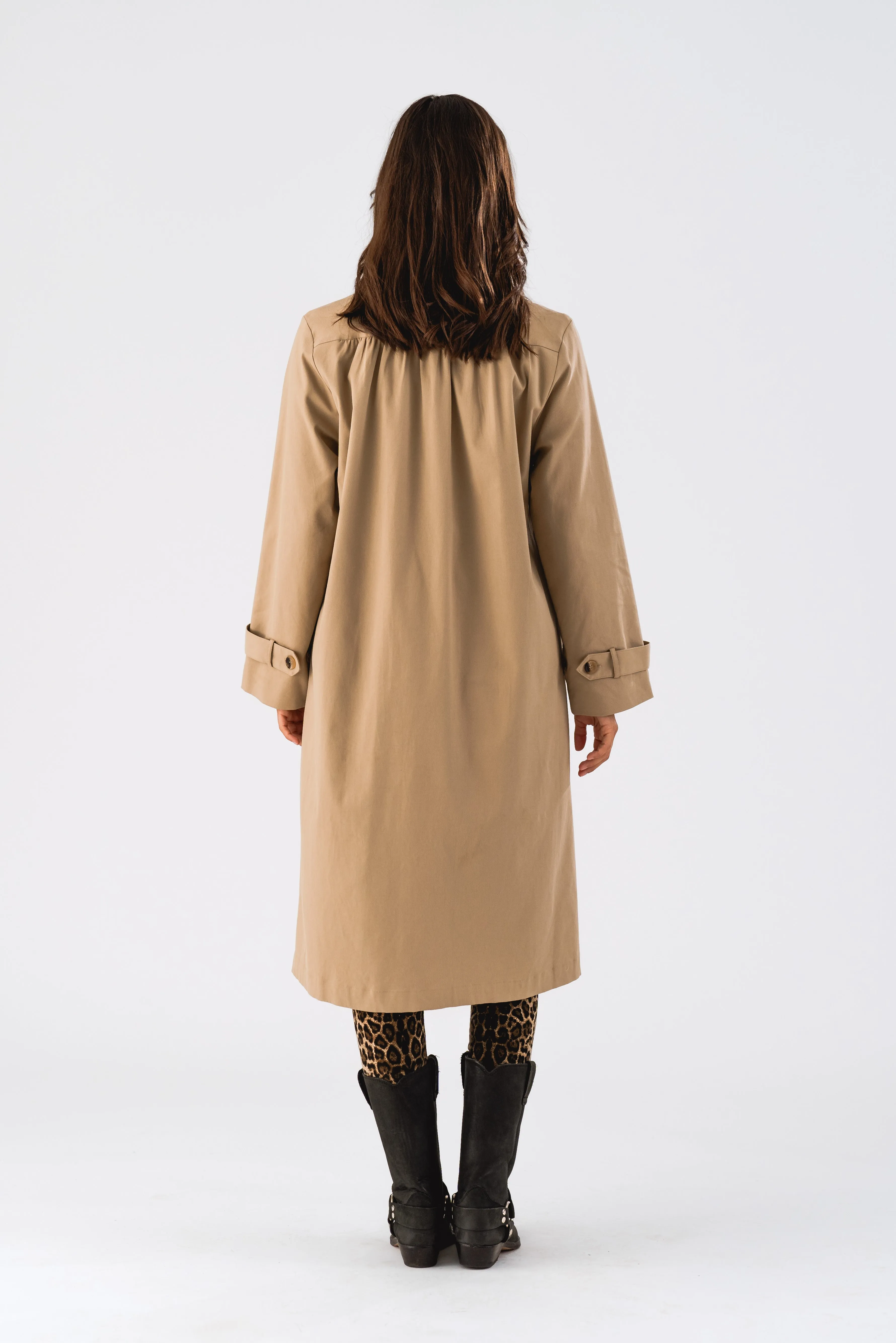 Mikala Coat - Ecru sold by Lollys Laundry product image thumbnail 3