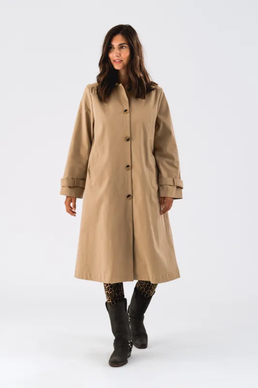 Mikala Coat - Ecru sold by Lollys Laundry