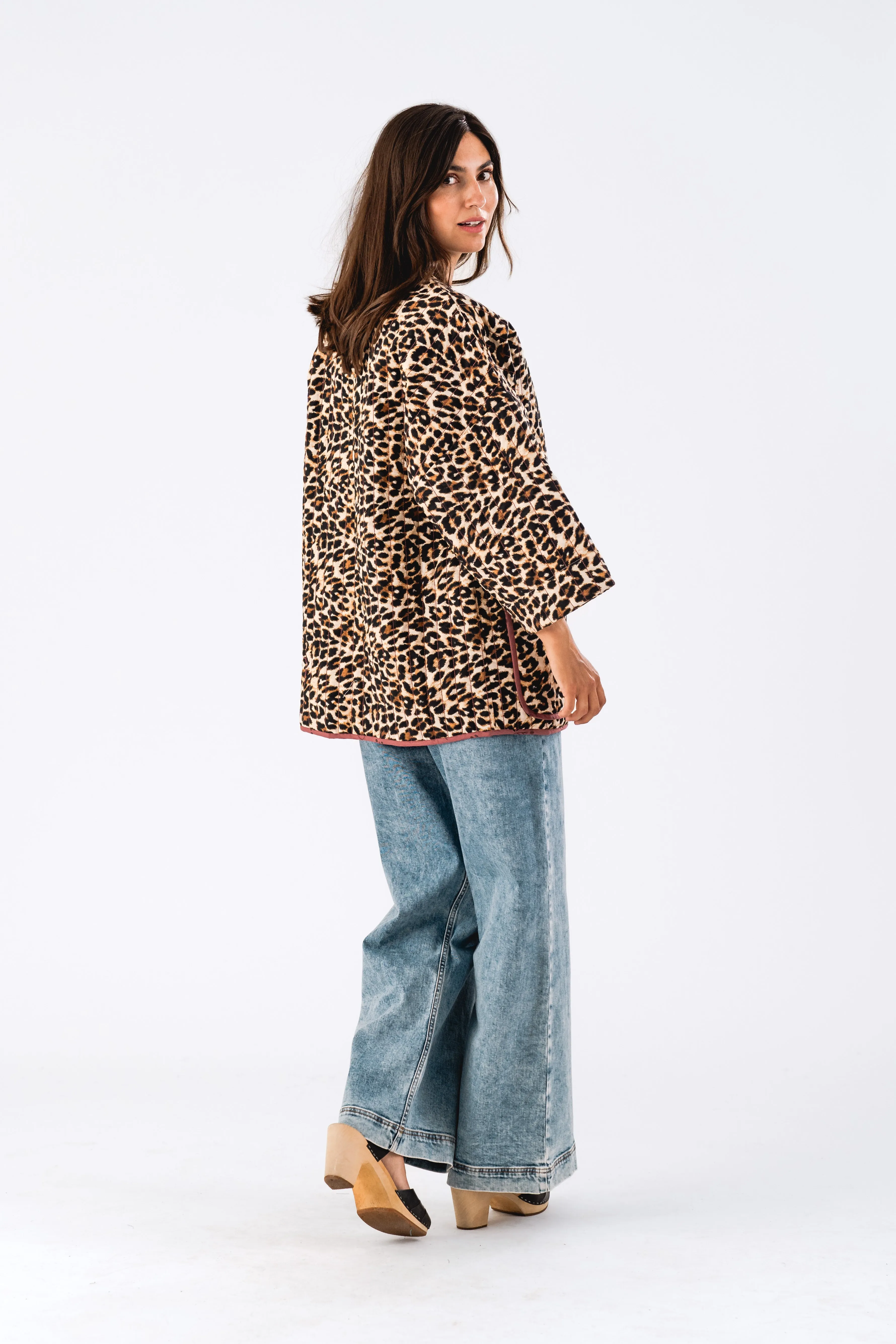 LuluLL Jacket 3/4 - Leopard Print sold by Lollys Laundry product image thumbnail 3