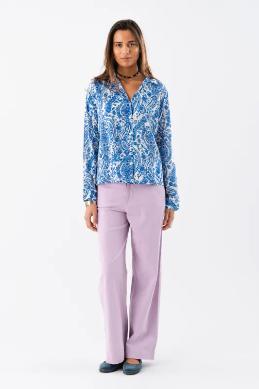 ChloeLL Shirt LS - Blue sold by Lollys Laundry