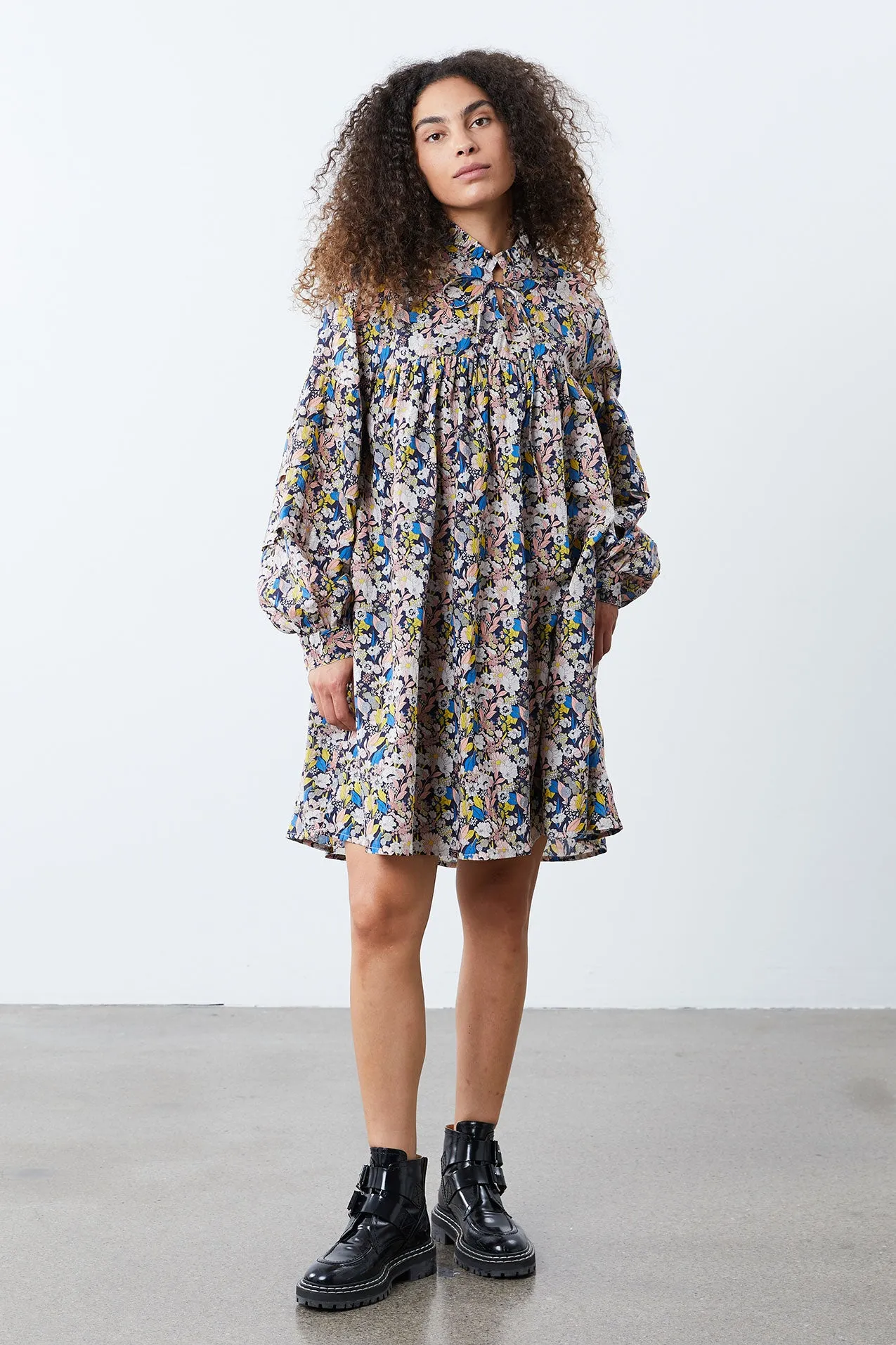 Georgia Dress - Flower Print sold by Lollys Laundry