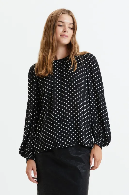 Monica Blouse - Dot Print sold by Lollys Laundry