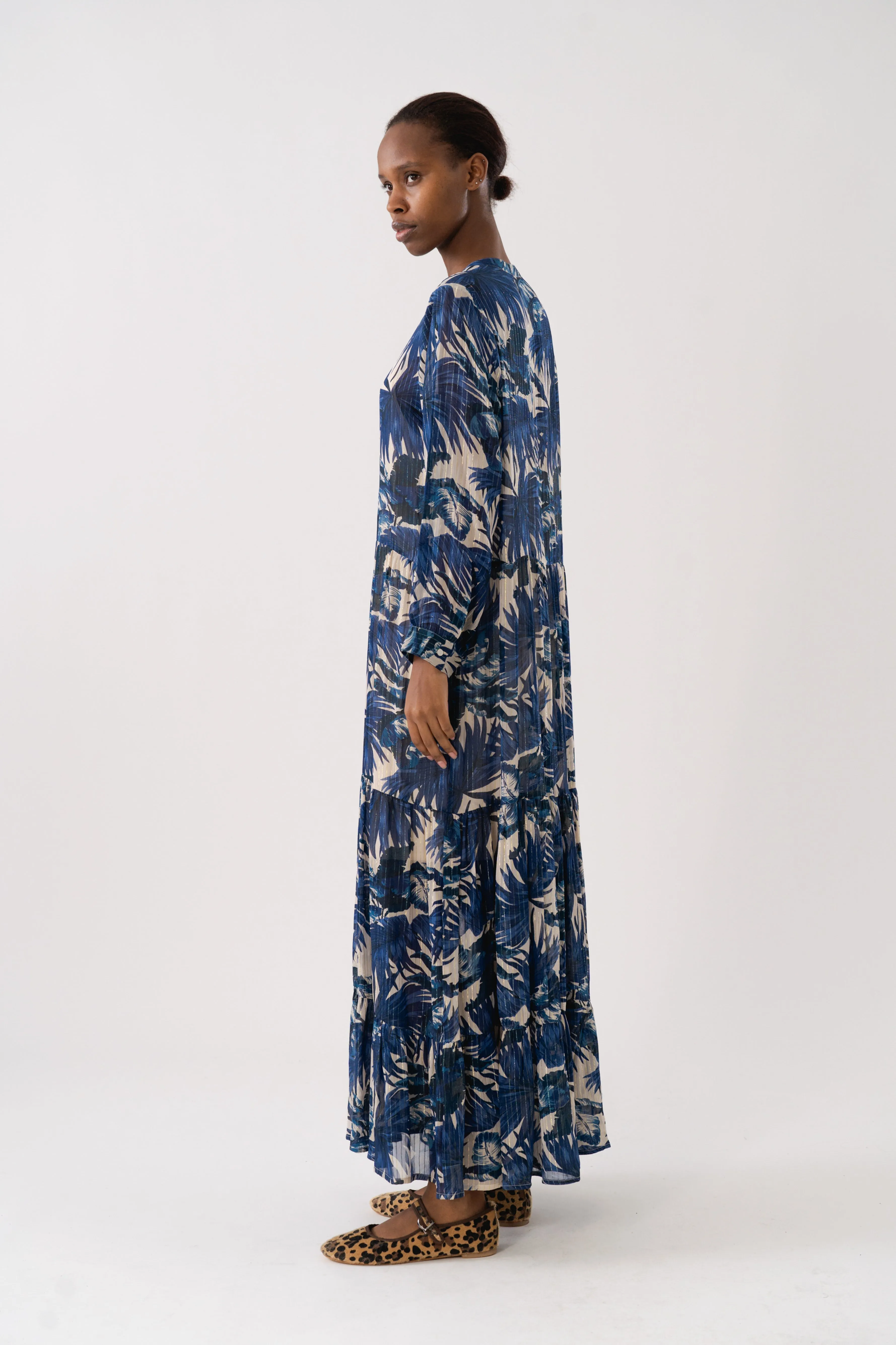 NeeLL Maxi Dress LS - Blue sold by Lollys Laundry