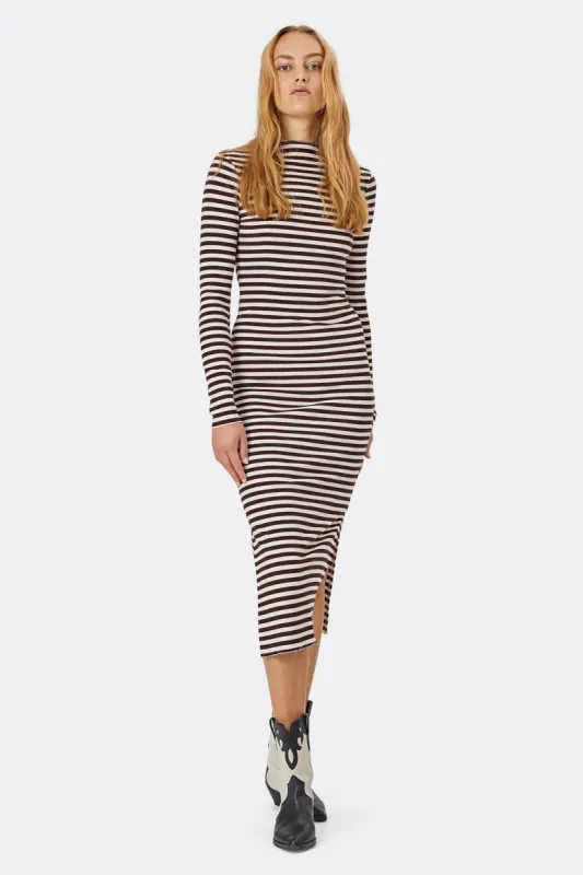 EmeraldLL Maxi Dress LS - Choco sold by Lollys Laundry