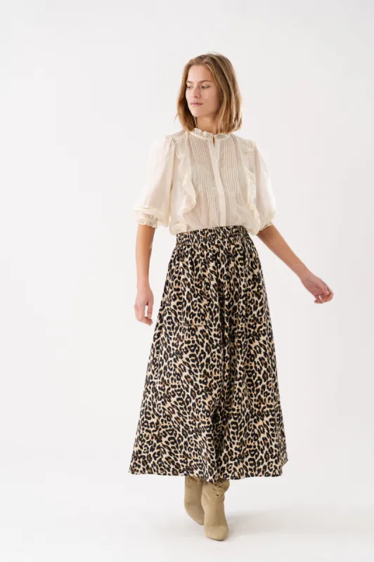AkaneLL Maxi Skirt - Leopard Print sold by Lollys Laundry