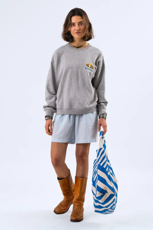 CaliforniaLL Sweatshirt - Light Grey Melange sold by Lollys Laundry