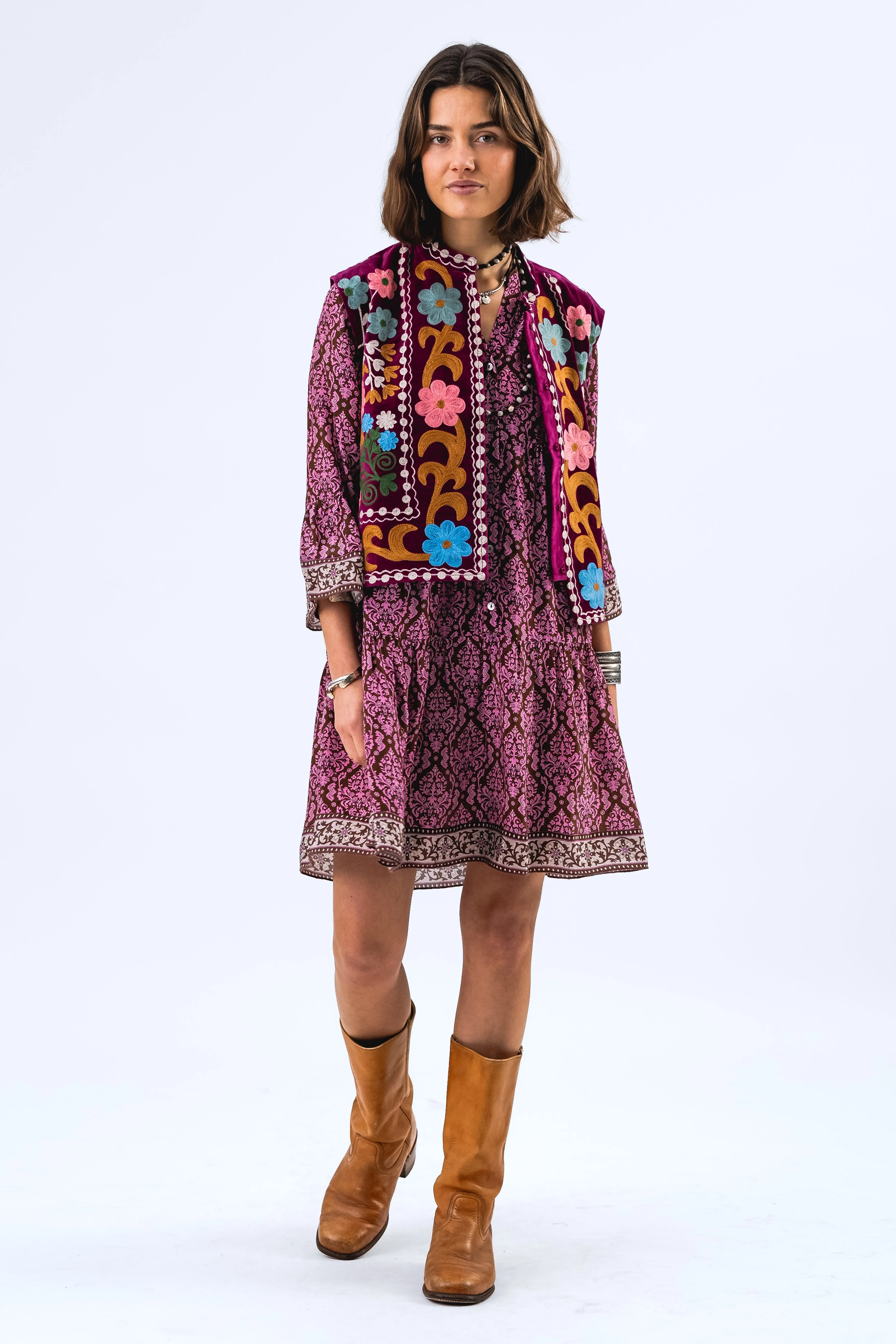 BinLL Vest - Pink sold by Lollys Laundry product image thumbnail 4