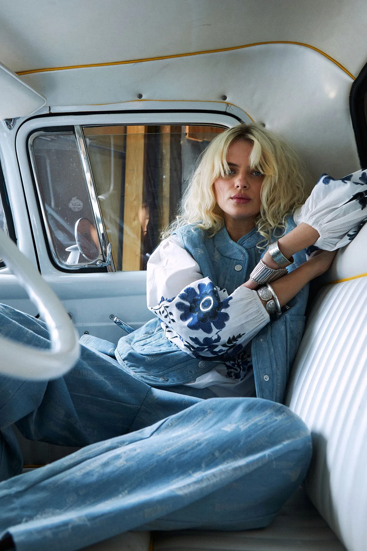 CairoLL Vest - Washed Denim sold by Lollys Laundry product image thumbnail 4