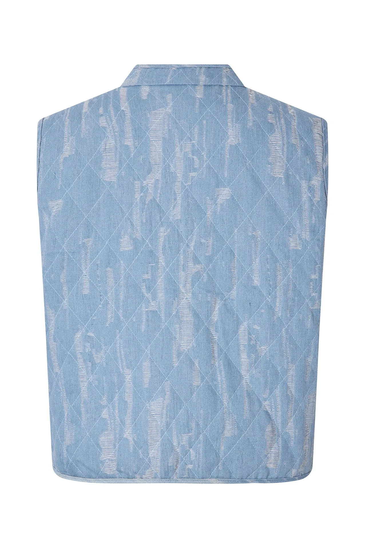 CairoLL Vest - Washed Denim sold by Lollys Laundry product image thumbnail 3