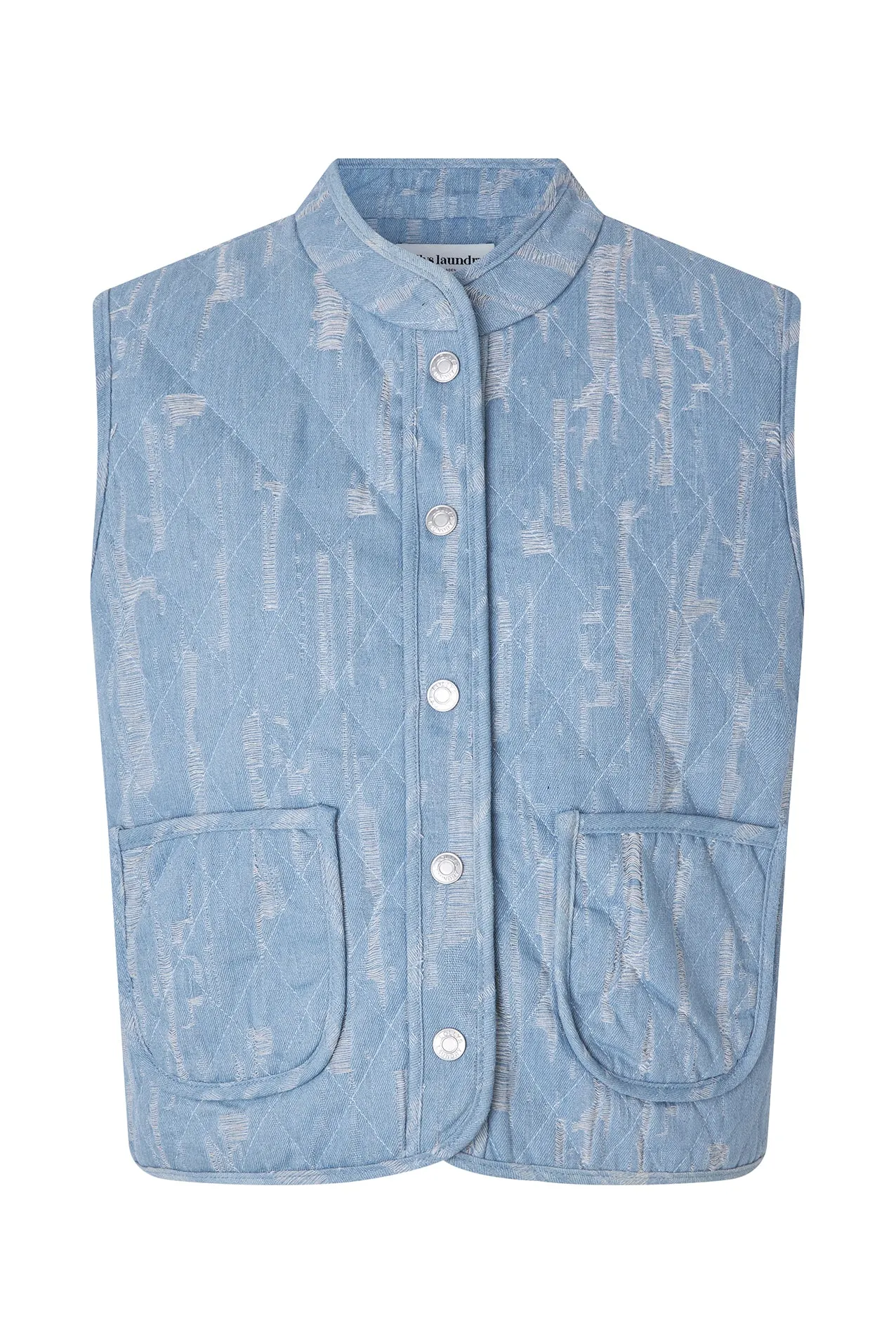CairoLL Vest - Washed Denim sold by Lollys Laundry product image thumbnail 2