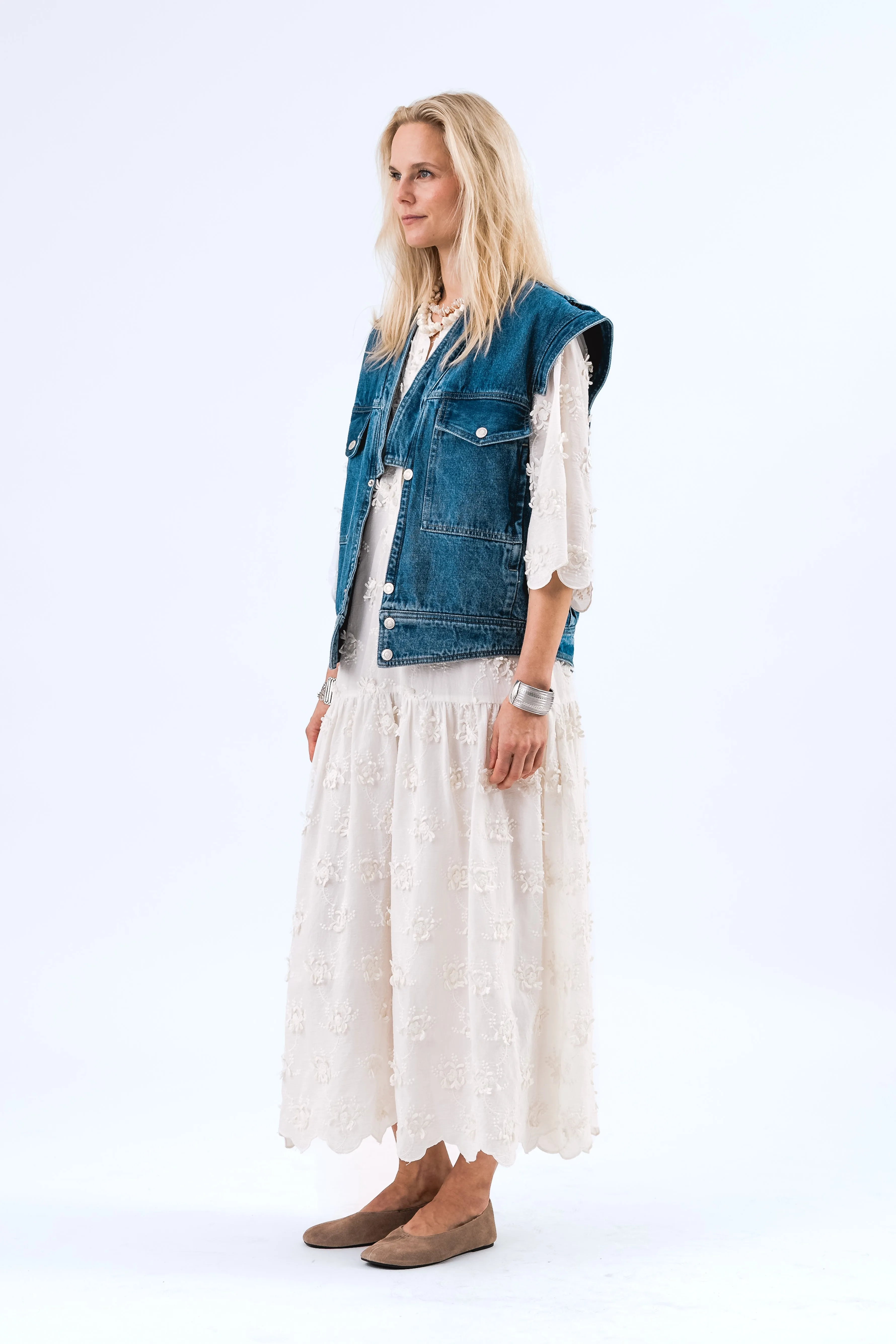 SamLL Vest - Blue sold by Lollys Laundry product image thumbnail 5