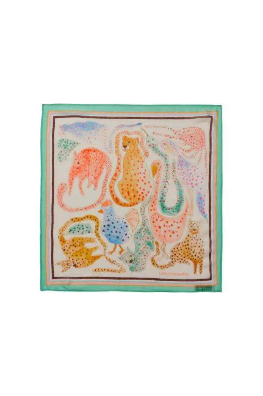 AnimalLL Small Scarf - Multi sold by Lollys Laundry