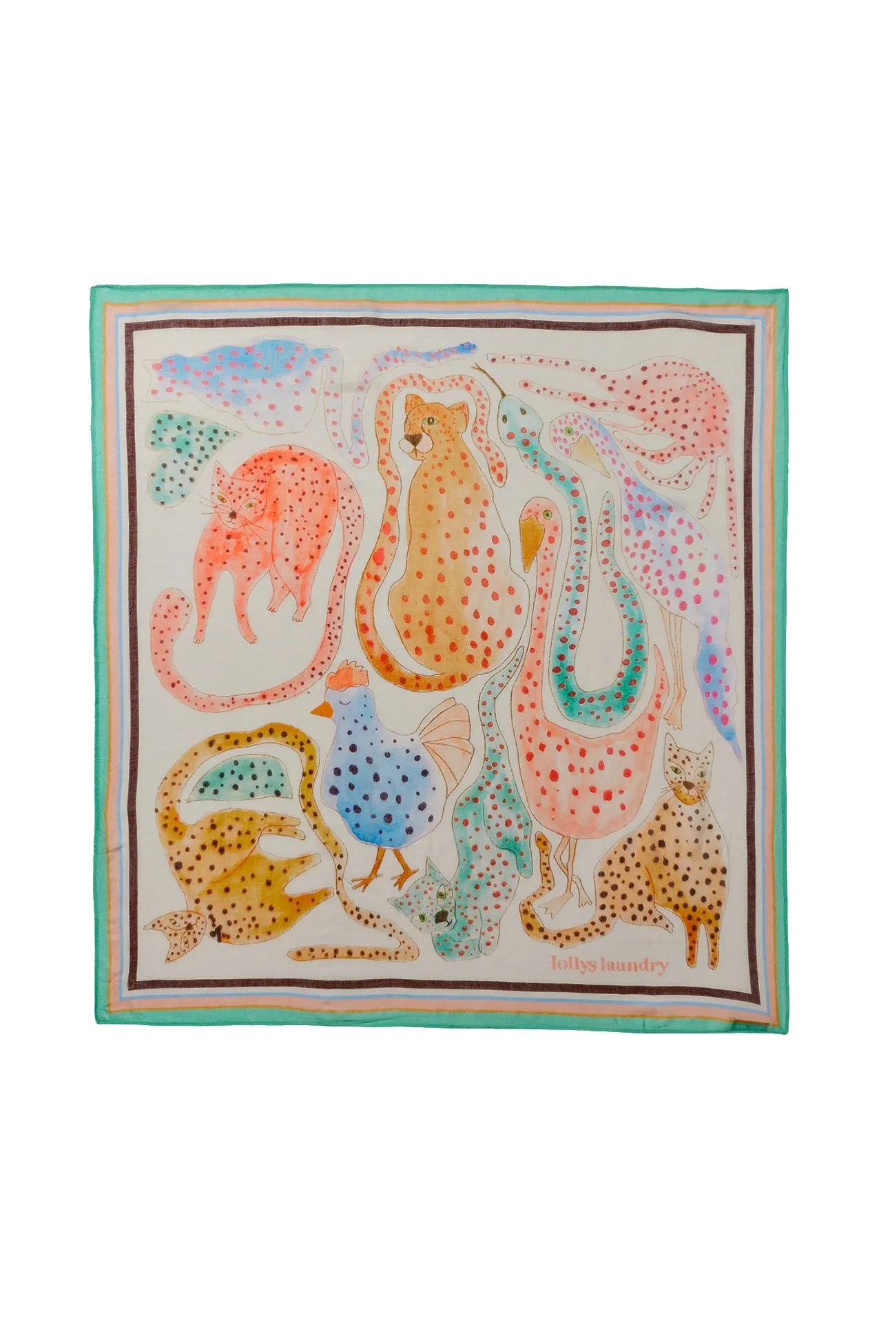 AnimalLL Scarf - Multi sold by Lollys Laundry