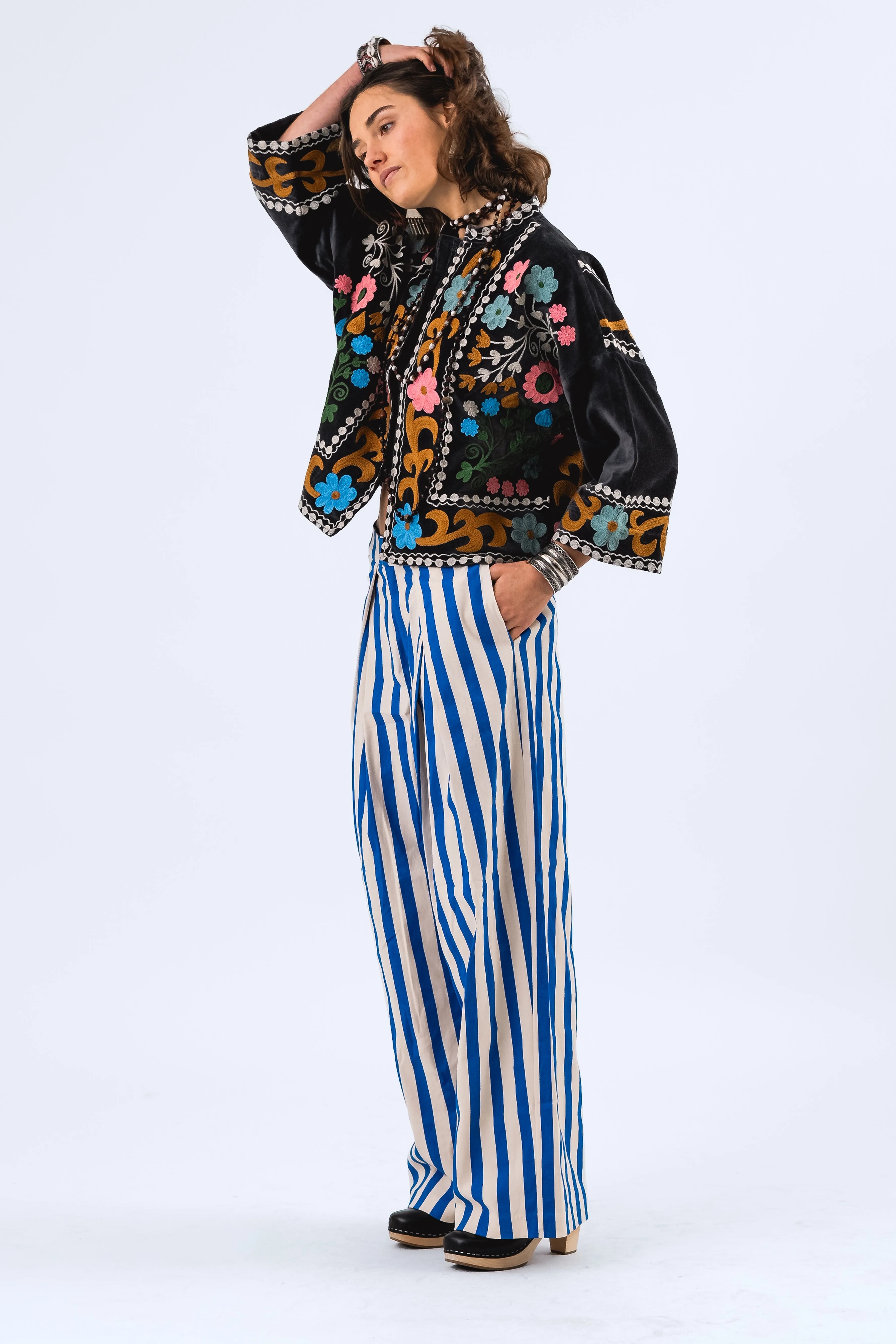 ZolaLL Pants - Neon Blue sold by Lollys Laundry product image thumbnail 4